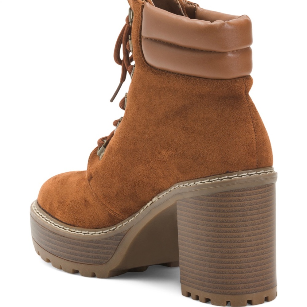 Olivia Miller Lug Heel Tall Heel Boots, Sz 8.5 - Picture 5 of 5